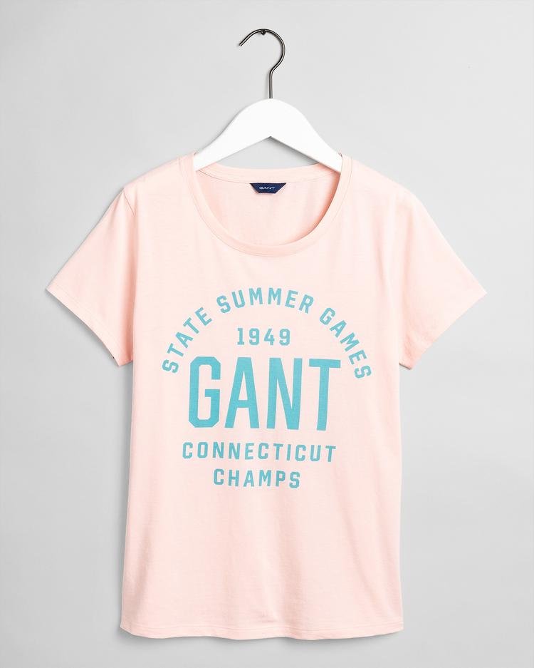 Damska koszulka GANT w kolorze różowym