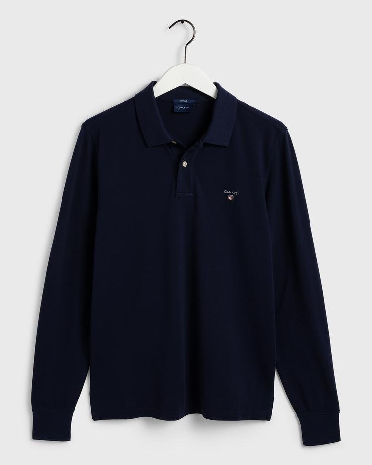 GANT Original Long Sleeve Piqué Polo Shirt - 5201