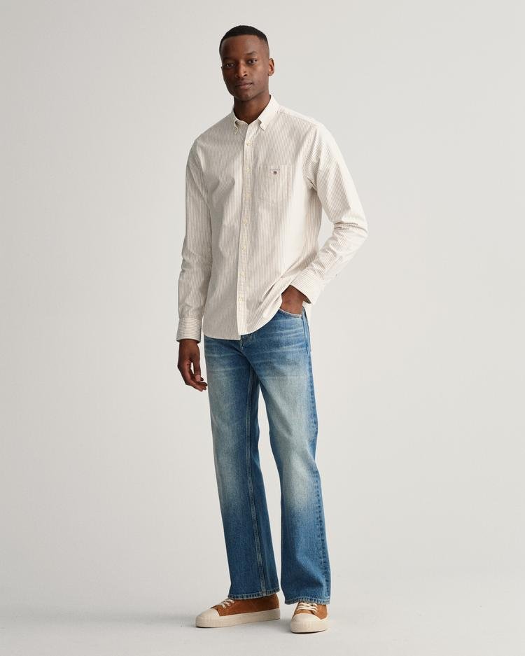 GANT męska koszula maklerka z bawełny oxford Regular Fit - 3056700