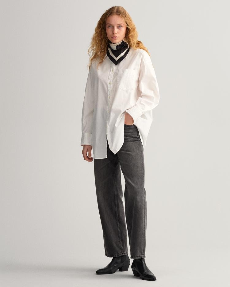 GANT damska koszula oversize z bawełny oxford - 4300145
